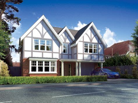 modern mock tudor house.